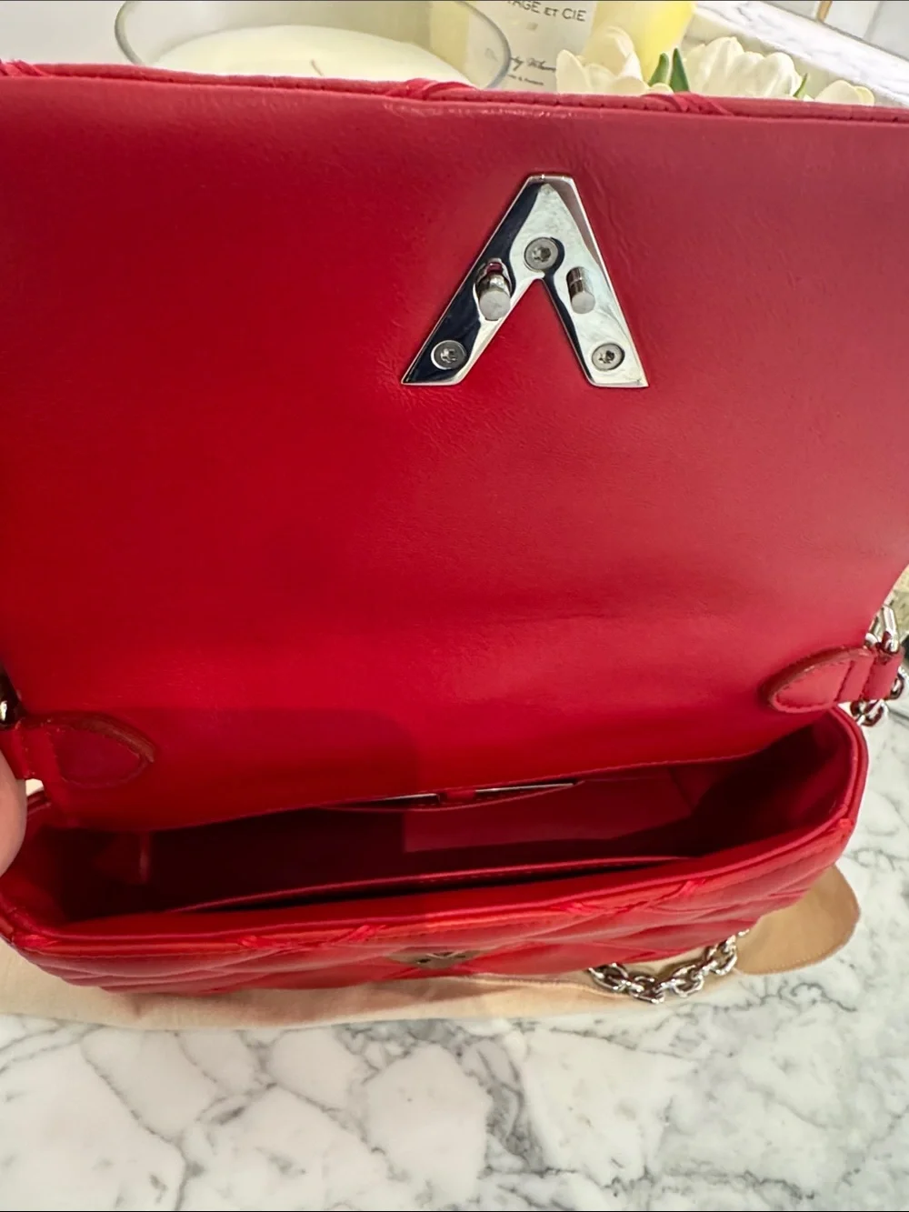 Louis Vuitton GO-14 Handbag Malletage Leather PM